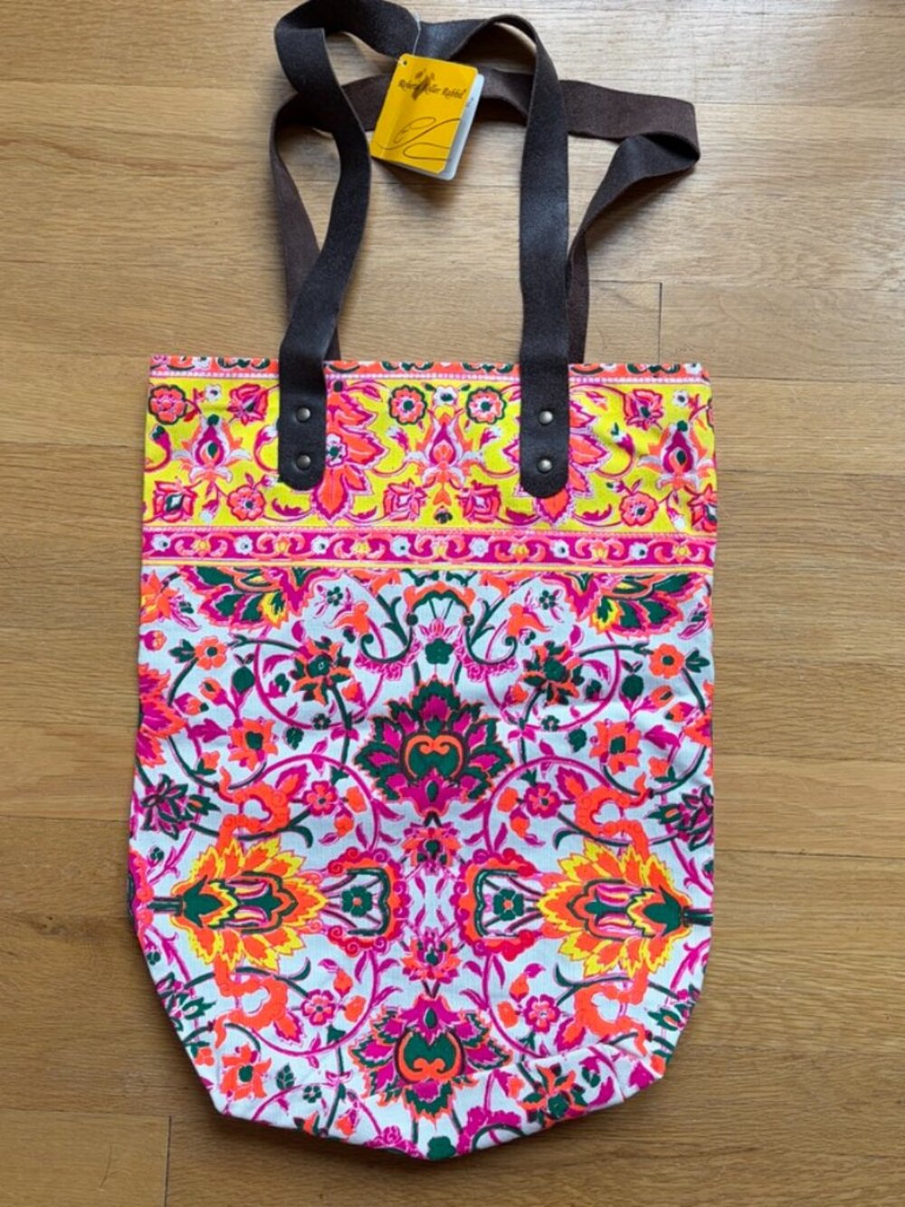 ROBERTA ROLLER RABBIT Neo Damask Artisan Tote Bag ~ NWT!